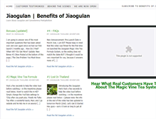 Tablet Screenshot of benefits-of-jiaogulan.com